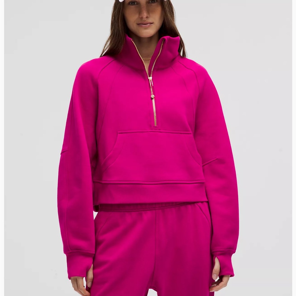 Lululemon oversized funnel neck half zip